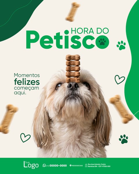 Social Media Pet Shop PSD Editável 7