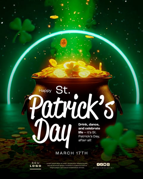 ST. PATRICK'S DAY CELEBRATION POSTER TEMPLATE SOCIAL MEDIA PSD EDITÁVEL (4)