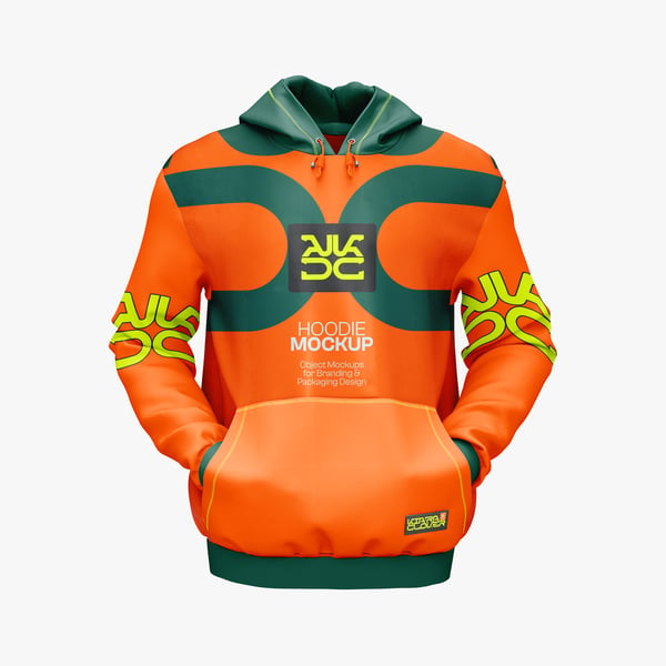 MOCKUP DE MOLETOM COM CAPUZ EM PSD EDITÁVEL
