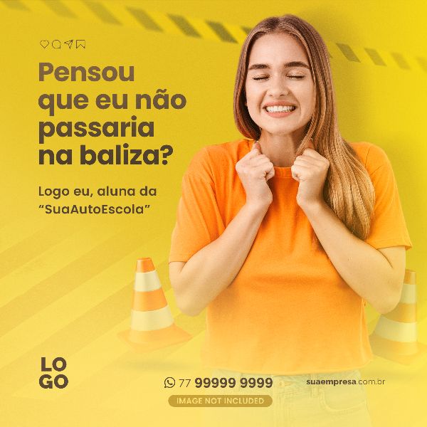 PENSOU QUE EU NÃO PASSARIA NA BALIZA - AUTOESCOLA