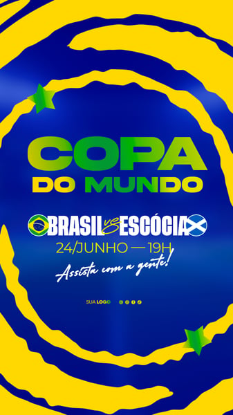 COPA DO MUNDO BRASIL VS ESCÓCIA FUTEBOL STORY