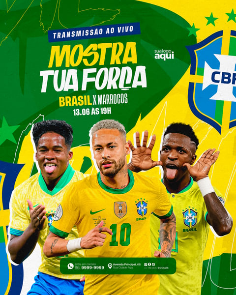 Social Media Transmissão ao vivo Copa do Mundo Brasil