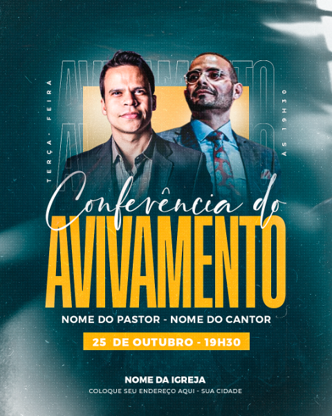 FLYER GOSPEL - CONFERÊNCIA DO AVIVAMENTO - FEED