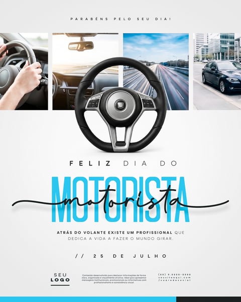 DIA DO MOTORISTA 25 DE JULHO SOCIAL MEDIA PSD EDITÁVEL 4