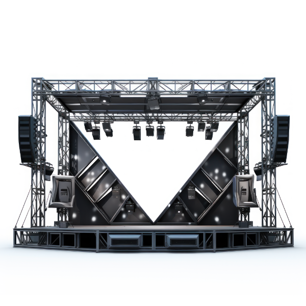 BACKGROUND ESTRUTURA DE PALCO SHOW EVENTO PARA COMPOSIÇÃO SOCIAL MEDIA