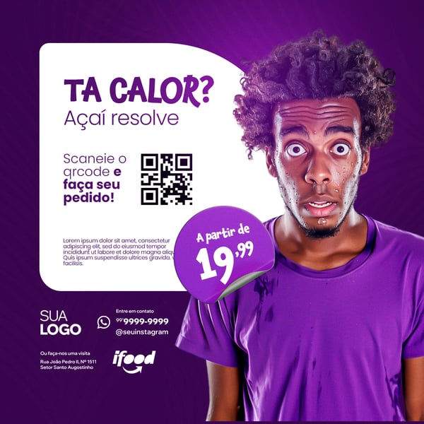 NO CALOR A SOLUÇÃO É AÇAÍ