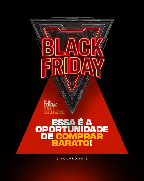 TEMPLATE DE BANNER BLACK FRIDAY OPORTUNIDADE PSD EDITÁVEL