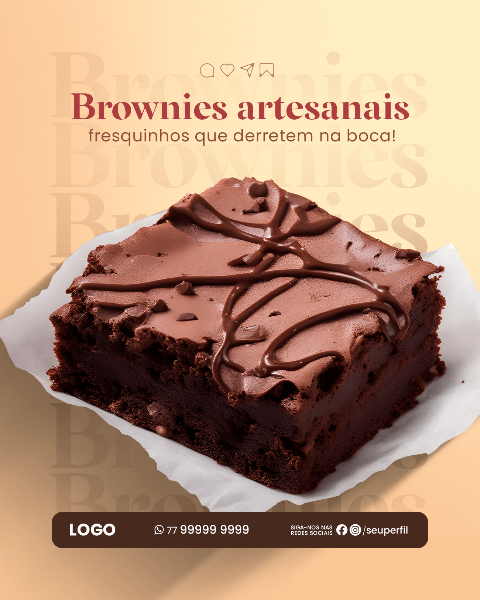 CONFEITARIA BROWNIE - SOCIAL MEDIA