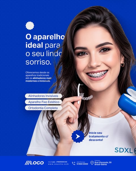 DENTISTA CLÍNICA DENTÁRIA SOCIAL MEDIA PSD EDITÁVEL 5