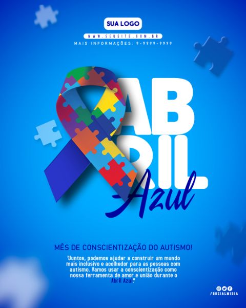 ABRIL AZUL CONSCIENTIZAÇÃO DO AUTISMO FEED