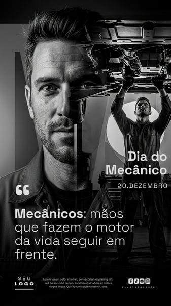 DIA DO MECÂNICO 20 DE DEZEMBRO STORY SOCIAL MEDIA PSD EDITÁVEL 2