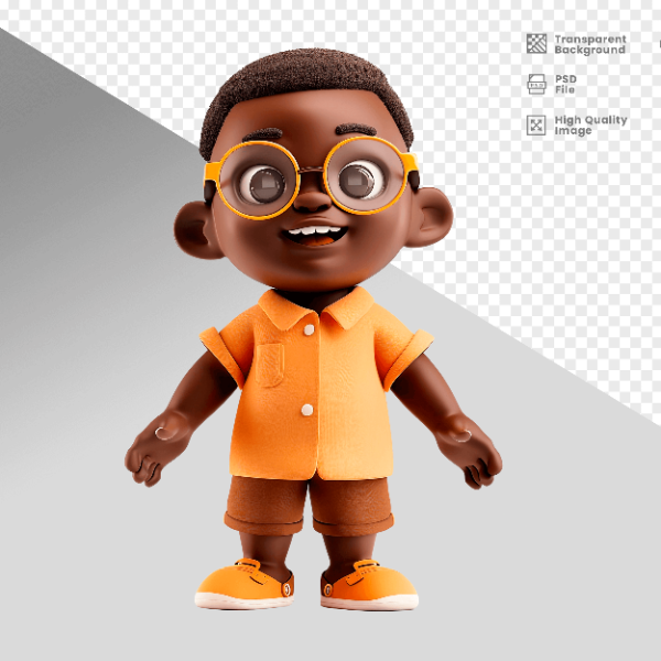 MASCOTE 3D PERSONAGEM PARA COMPOSIÇÃO