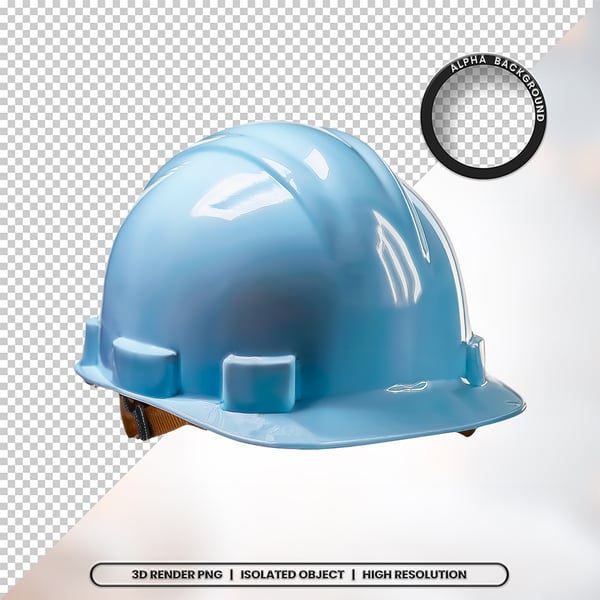 3D RENDER CAPACETE DE SEGURANÇA ELEMENTO ÍCONE PSD PNG