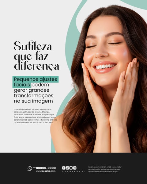 ESTÉTICA HARMONIZAÇÃO FACIAL SOCIAL MEDIA PSD EDITÁVEL 6