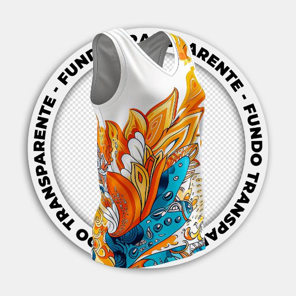 CAMISA DE CARNAVAL | REGATA | IMAGEM SEM FUNDO