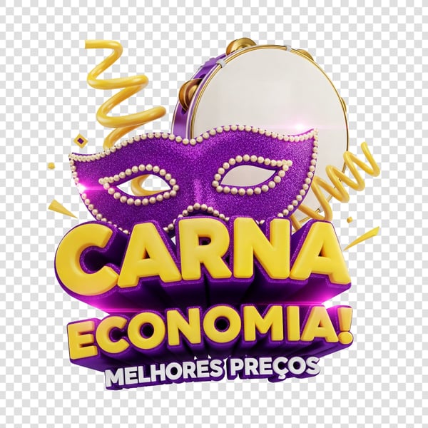 SELO 3D CARNAVAL ECONOMIZA MELHORES PREÇOS 03