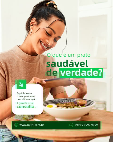 HUC NUTRICIONISTA ALIMENTAÇÃO SAUDÁVEL NUTRIÇÃO PSD EDITÁVEL