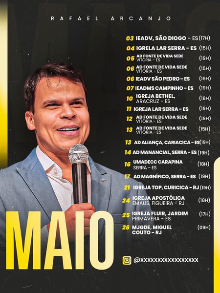 FLYER DE AGENDA MAIO 69