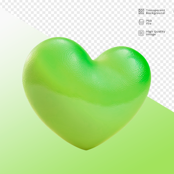 CORAÇÃO -  ELEMENTO 3D CORAÇÃO  PARA COMPOSIÇÃO