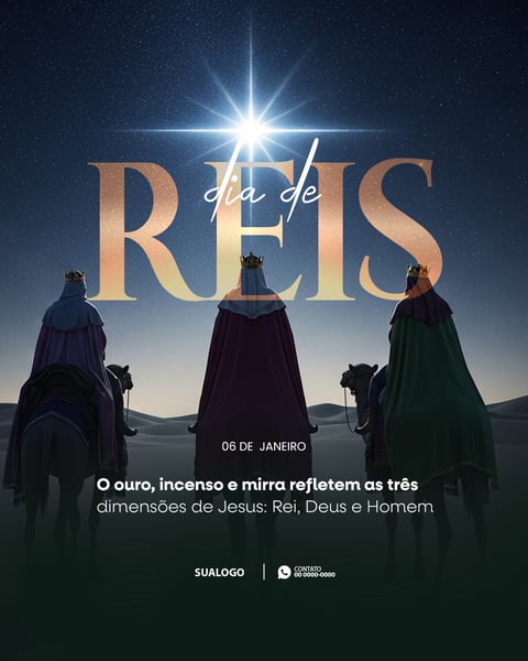 DIA DE REIS 06 DE JANEIRO SOCIAL MEDIA PSD EDITÁVEL 05