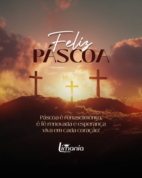 FELIZ PÁSCOA 2026 - LIMANIA