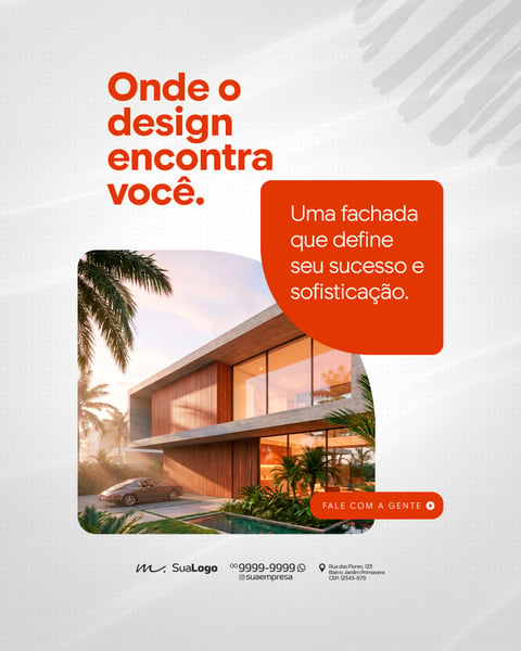 IMOBILIÁRIA VENDA E ALUGUEL DE IMÓVEIS SOCIAL MEDIA PSD EDITÁVEL 1