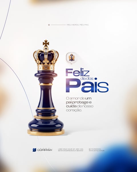 FELIZ DIA DOS PAIS MÊS DE AGOSTO PAI FLYER SOCIAL MEDIA PSD EDITÁVEL 8