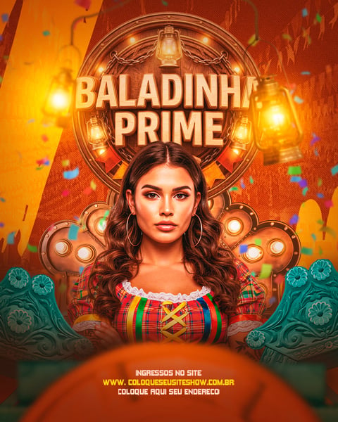 FLYERS DE EVENTOS BALADINHA PRIME SÃO JOÃO 03