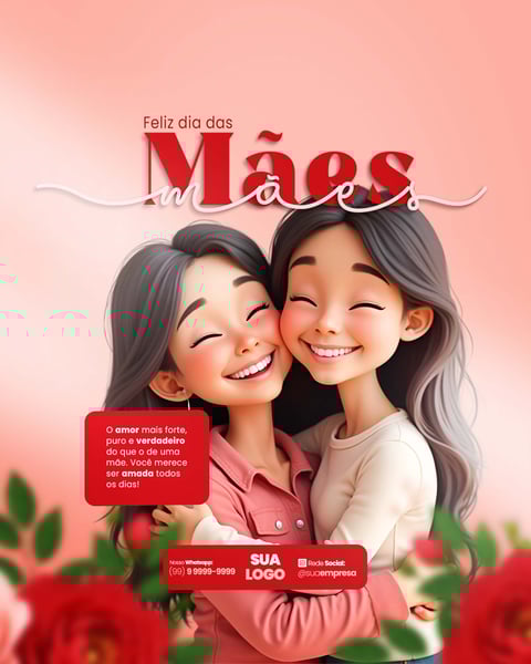 DIA DAS MÃES SOCIAL MEDIA PSD EDITÁVEL