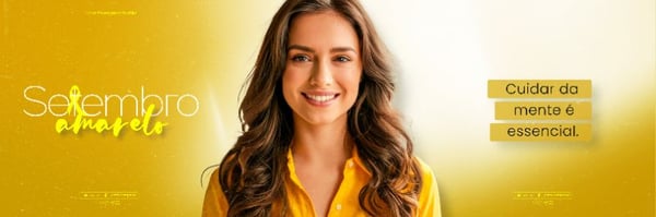 SETEMBRO AMARELO – MÊS DE PREVENÇÃO AO SUICÍDIO SOCIAL MEDIA FLYER PSD EDITÁVEL