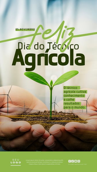 DIA DO TÉCNICO AGRÍCOLA 05 DE NOVEMBRO STORY SOCIAL MEDIA PSD EDITÁVEL 5