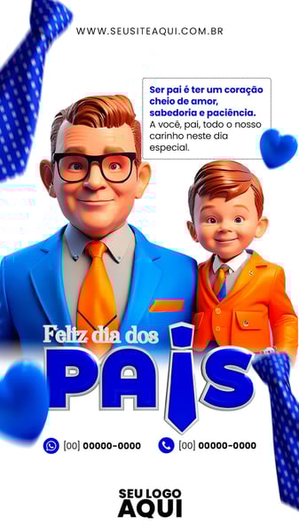 POST STORY - FELIZ DIA DOS PAIS