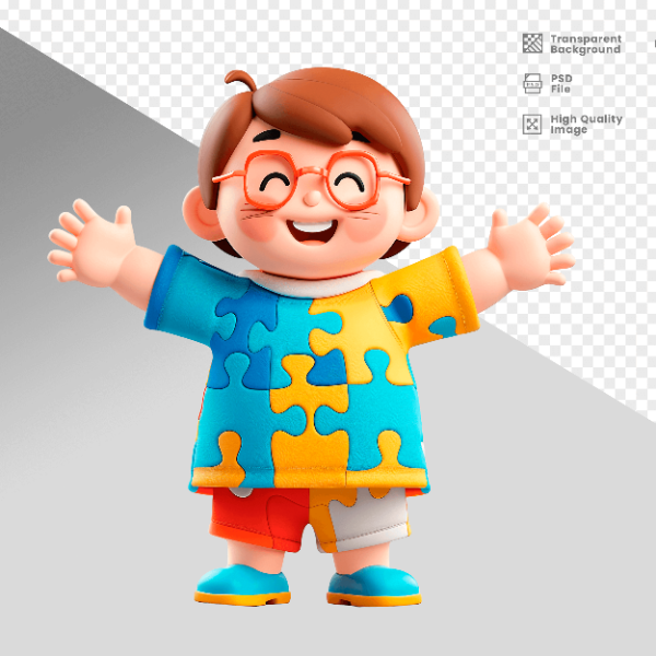 MASCOTE 3D PERSONAGEM PARA COMPOSIÇÃO