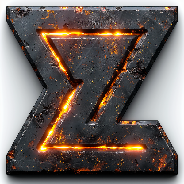 LETRA Z | ELEMENTO 3D FUTURISTA | IMAGEM