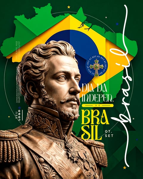 7 DE SETEMBRO INDEPENDÊNCIA DO BRASIL SOCIAL MEDIA PSD EDITÁVEL 4