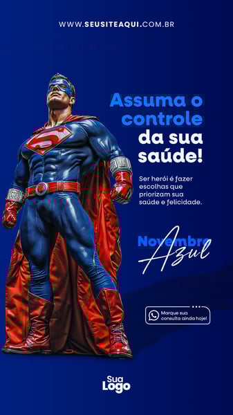 STORY NOVEMBRO AZUL SOCIAL MEDIA