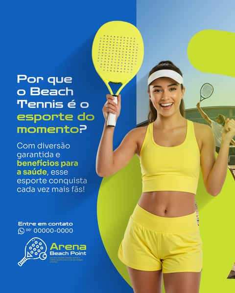 BEACH TENNIS - ESPORTE DO MOMENTO