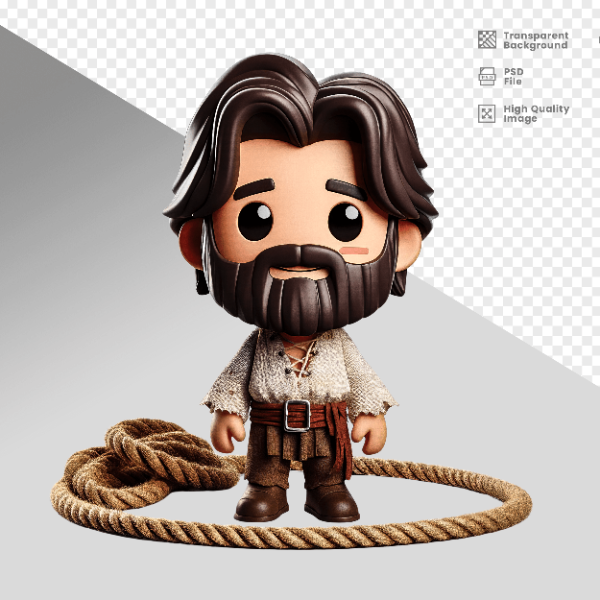 MASCOT 3D TIRADENTES  - 21  DE ABRIL DIA DE TIRADENTES