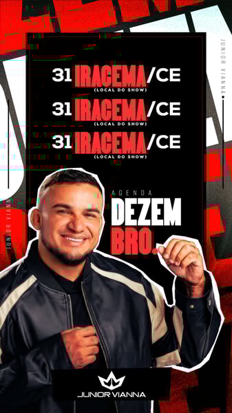 PSD EDITÁVEL JUNIOR VIANNA AGENDA DE DEZEMBRO 2025 NYELDESIGNER