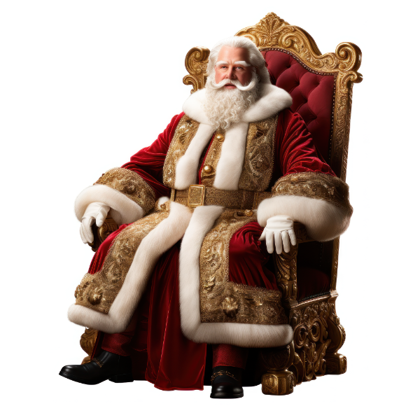 PAPAI NOEL PERSONAGEM  NATALINO REALISTA PARA COMPOSIÇÃO SOCIAL MEDIA