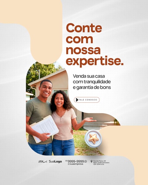 CORRETORA DE IMÓVEIS IMOBILIÁRIO VENDA DE CASAS SOCIAL MEDIA PSD EDITÁVEL 3