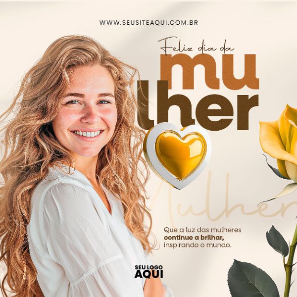 DIA DA MULHER | MULHERES | PSD EDITÁVEL