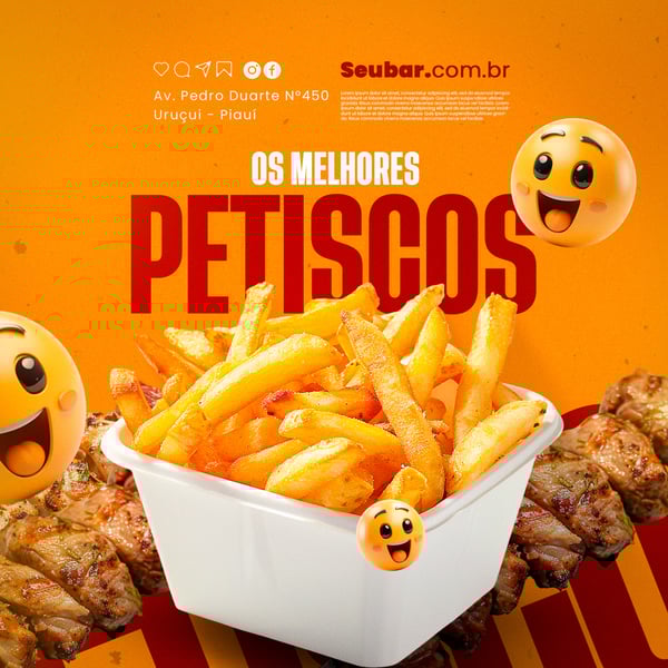 TEMOS OS MELHORES PETISCOS - BAR