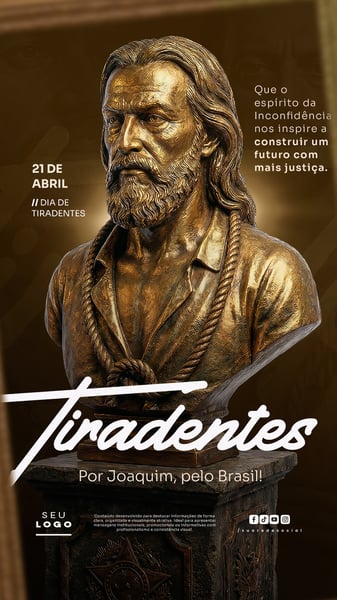 DIA DE TIRADENTES 21 DE ABRIL STORY SOCIAL MEDIA PSD EDITÁVEL 5