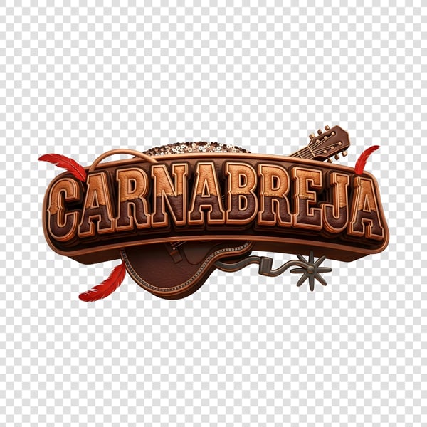 Selo 3D CarnaBreja Sertanejo e carnaval 01