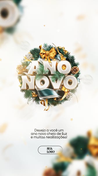 FELIZ ANO NOVO REVEILLON SOCIAL MEDIA PSD EDITÁVEL 125