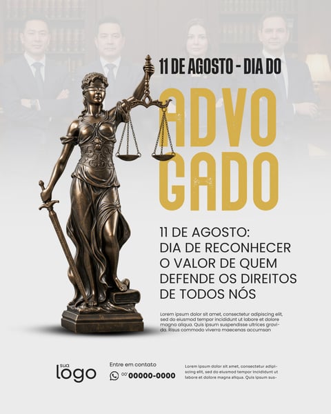 11 DE AGOSTO DIA DO ADVOGADO