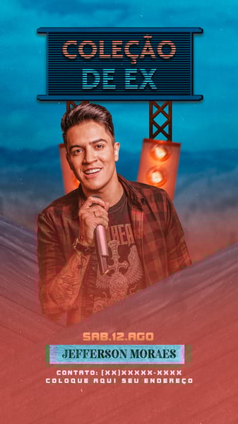 FLYER EVENTO COLEÇÃO DE EX STORIES