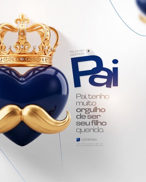 FELIZ DIA DOS PAIS MÊS DE AGOSTO PAI FLYER SOCIAL MEDIA PSD EDITÁVEL 3