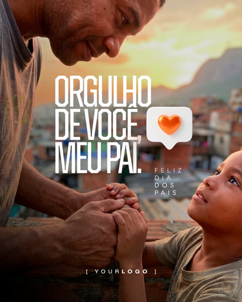 ORGULHO DE VOCÊ MEU PAI SOCIAL MEDIA PSD EDITÁVEL
